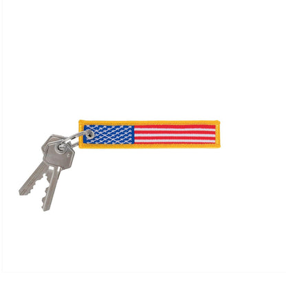 US Flag Patch Keychain - Tactical Choice Plus
