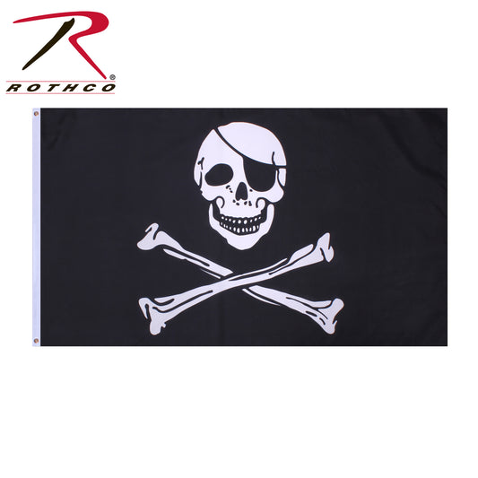 Rothco Jolly Roger Flag 3' X 5' - Tactical Choice Plus