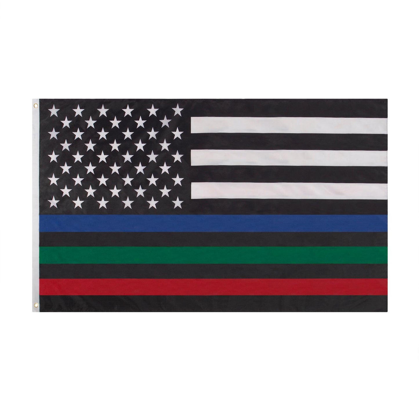 Rothco Thin Red, Blue, and Green Line US Flag - 3' x 5' - Tactical Choice Plus