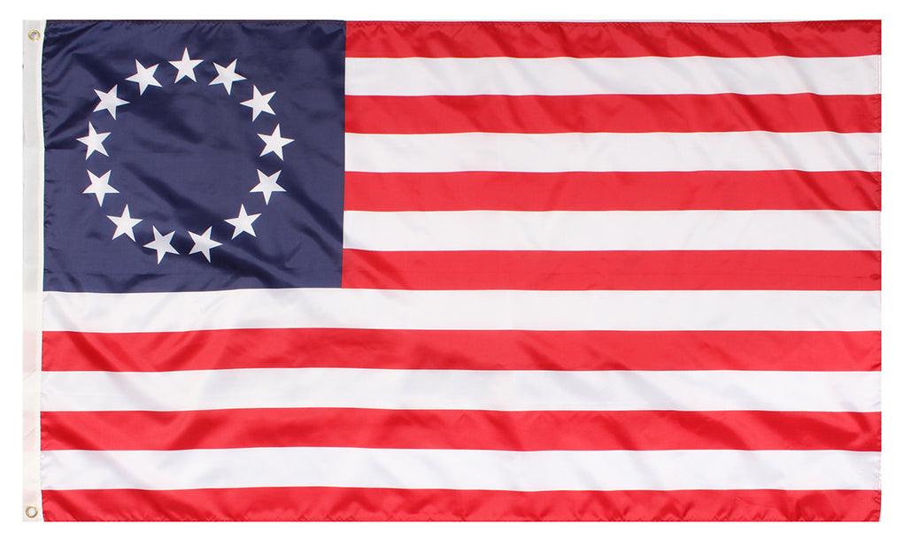 Colonial Betsy Ross Flag / 3’ X 5’ - Tactical Choice Plus