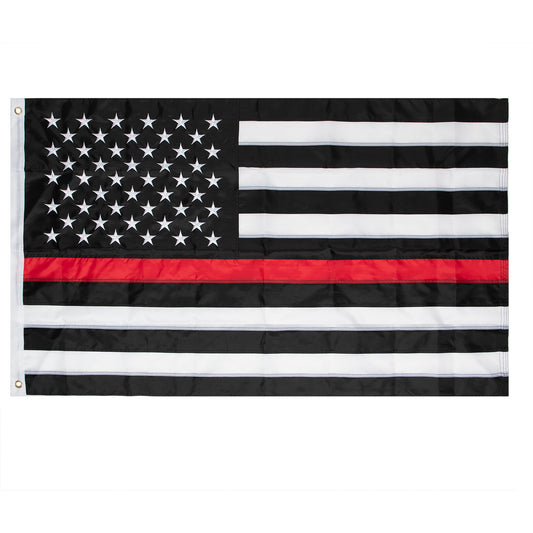 Deluxe Thin Red Line Flag / 3' X 5' - Tactical Choice Plus