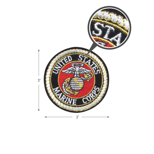 Deluxe USMC Round Patch - Tactical Choice Plus