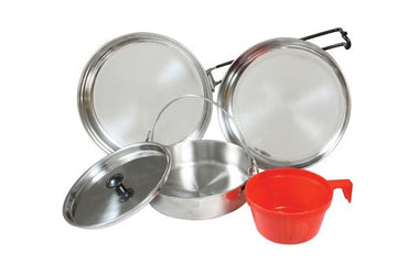 Rothco 5 Piece Stainless Steel Mess Kit - Tactical Choice Plus