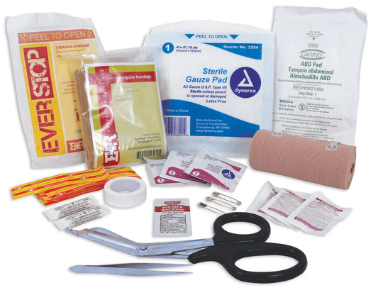 Rothco Tactical Trauma First Aid Kit Contents - Tactical Choice Plus