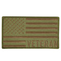 Rothco Veteran US Flag Patch - Coyote Brown - Tactical Choice Plus