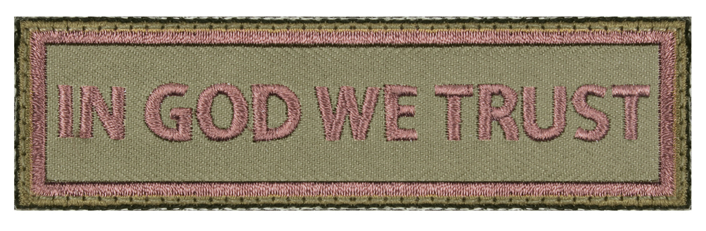 In God We Trust Morale Patch - Tactical Choice Plus