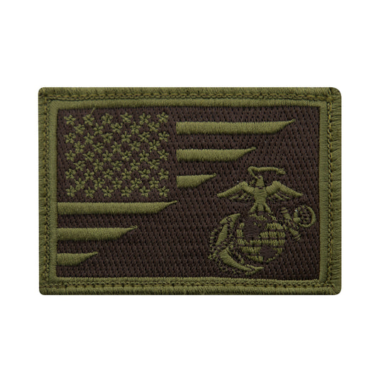 US Flag / USMC Eagle, Globe and Anchor Morale Patch - Tactical Choice Plus