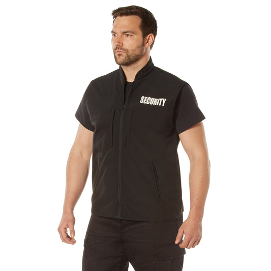 Rothco Concealed Carry Soft Shell Security Vest - Black - Tactical Choice Plus
