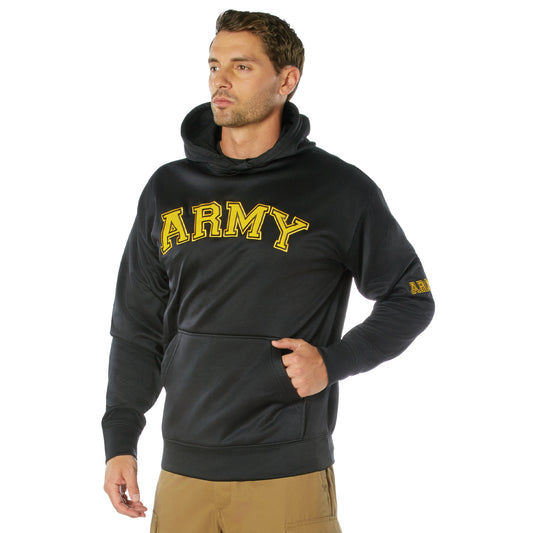 Rothco Army Pullover Hoodie - Black - Tactical Choice Plus