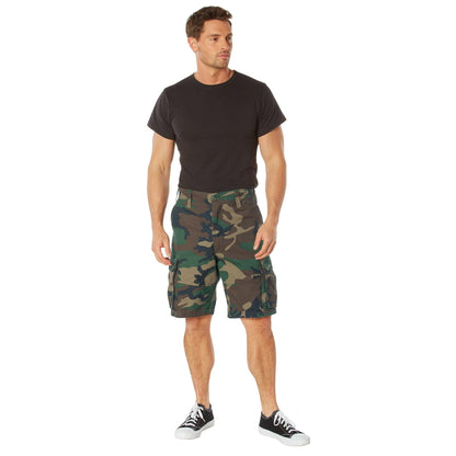 Vintage Camo Paratrooper Cargo Shorts - Tactical Choice Plus