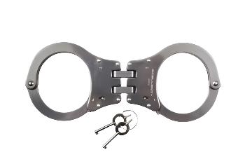 NIJ Approved Stainless Steel Hinged Handcuffs - Tactical Choice Plus