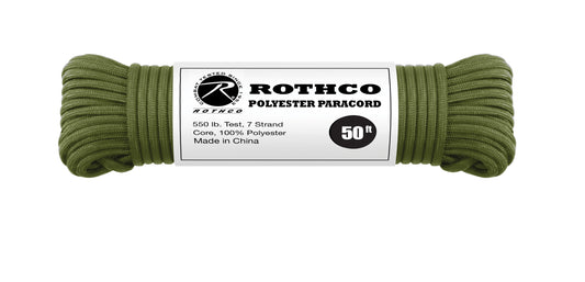 550lb Type III Polyester Paracord - Tactical Choice Plus