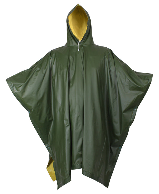 Reversible Rubberized Poncho - Tactical Choice Plus