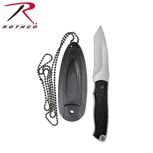 Rothco Neck Knife With Sheath - Tactical Choice Plus