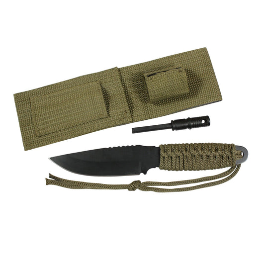 Rothco Paracord Knife With Fire Starter - Tactical Choice Plus