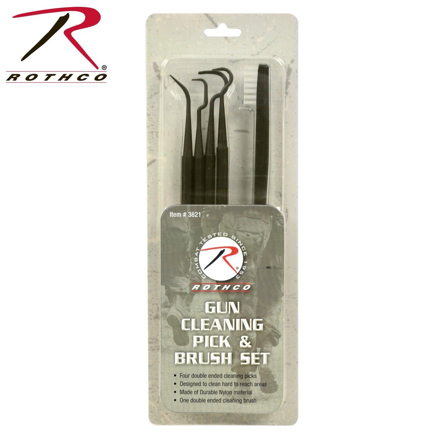 Rothco Gun Cleaning Pick & Brush Set - Tactical Choice Plus