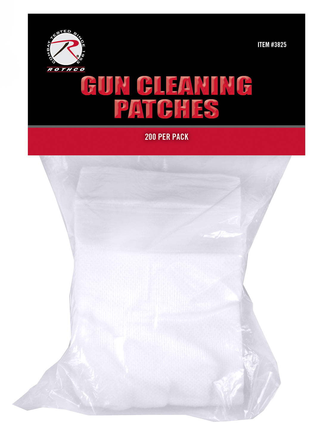 Rothco Cotton Gun Cleaning Patches - Tactical Choice Plus