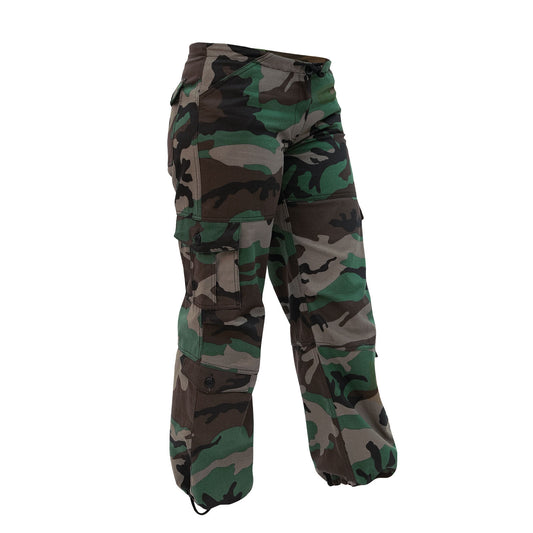 Rothco Womens Unwashed Camo Paratrooper Fatigue Pants - Tactical Choice Plus