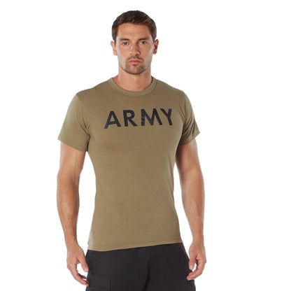 AR 670-1 Coyote Brown Army Physical Training T-Shirt - Tactical Choice Plus