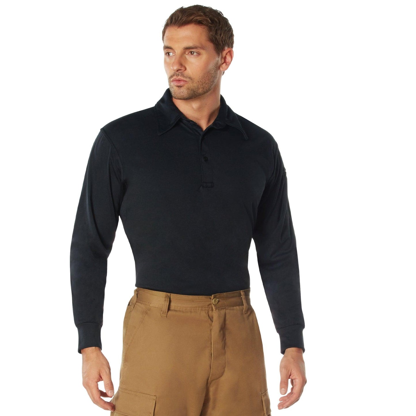 Rothco Long Sleeve Tactical Performance Polo - Tactical Choice Plus