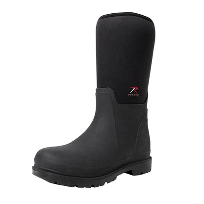 Waterproof Rubber Boots - Black - 14.5 Inch - Tactical Choice Plus