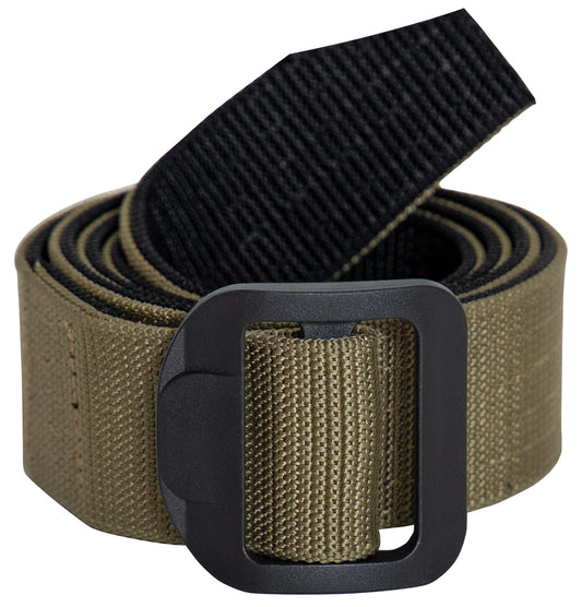 Rothco Reversible Airport Friendly Riggers Belt - Black / Coyote - Tactical Choice Plus