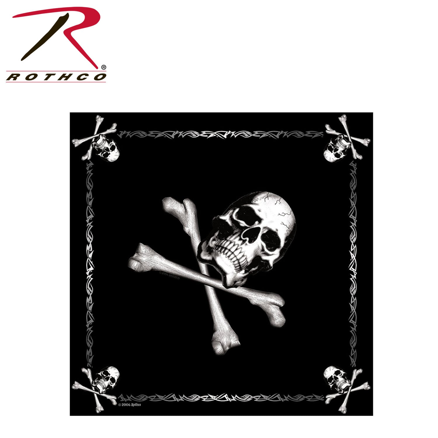 Rothco Skull Jolly Roger Bandana - Tactical Choice Plus