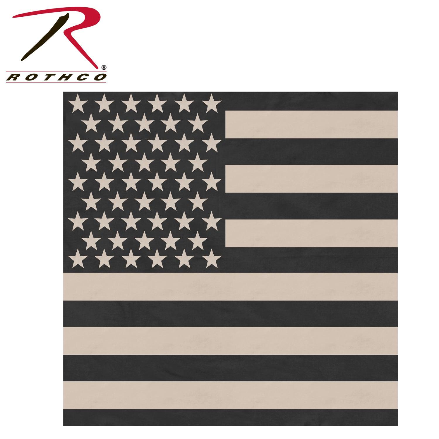 Rothco Subdued US Flag Bandana - Tactical Choice Plus