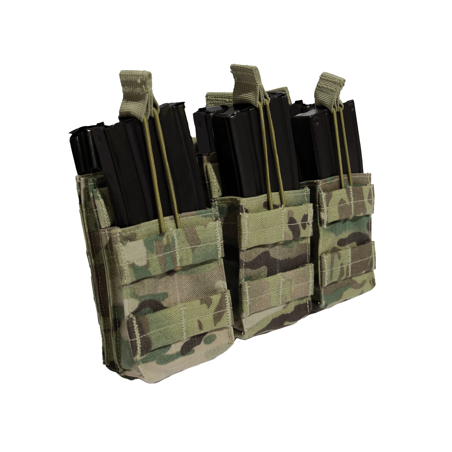 MOLLE Open Top Six Rifle Mag Pouch - Tactical Choice Plus