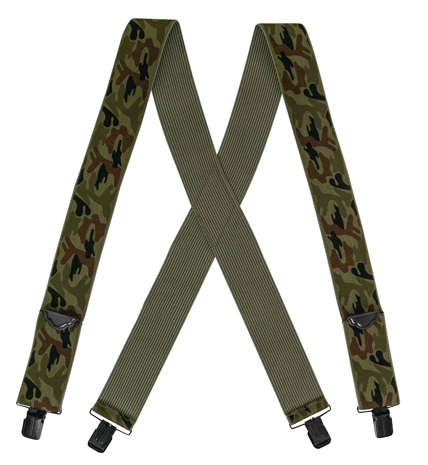 Rothco Adjustable Elastic X-Back Pant Suspenders - Tactical Choice Plus