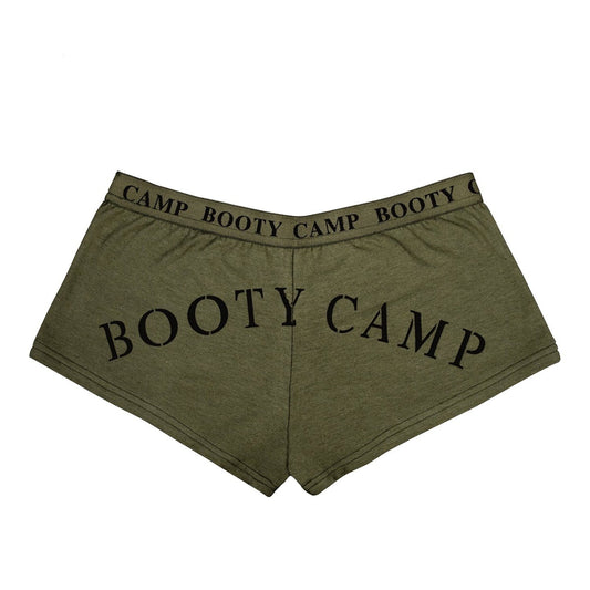 Olive Drab "Booty Camp" Booty Shorts & Tank Top - Tactical Choice Plus