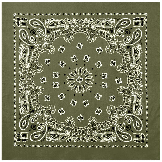 Rothco Trainmen Paisley Bandana – Extra-Large 27” X 27" - Tactical Choice Plus