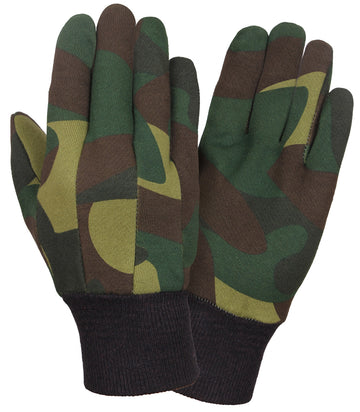 Camo Jersey Work Gloves - Tactical Choice Plus