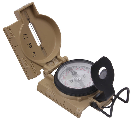 Cammenga G.I. Military Phosphorescent Lensatic Compass - Tactical Choice Plus