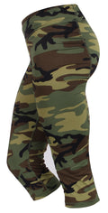 Rothco Womens Camo Workout Performance Capris - Tactical Choice Plus