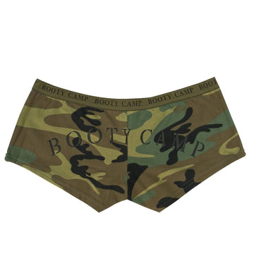 Woodland Camo "Booty Camp" Booty Shorts & Tank Top - Tactical Choice Plus