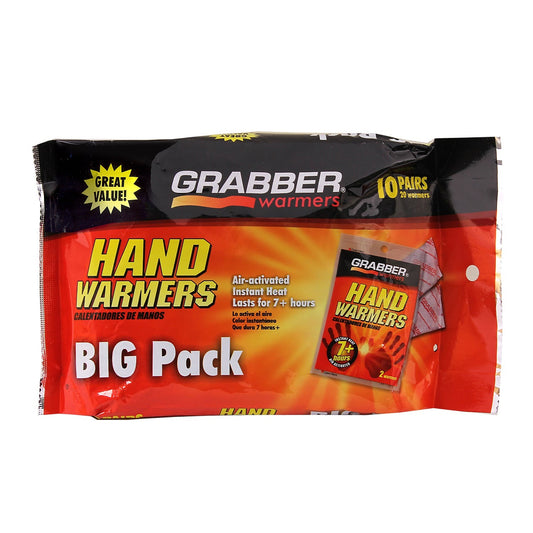 Grabber Hand Warmers - 10 Pack - Tactical Choice Plus