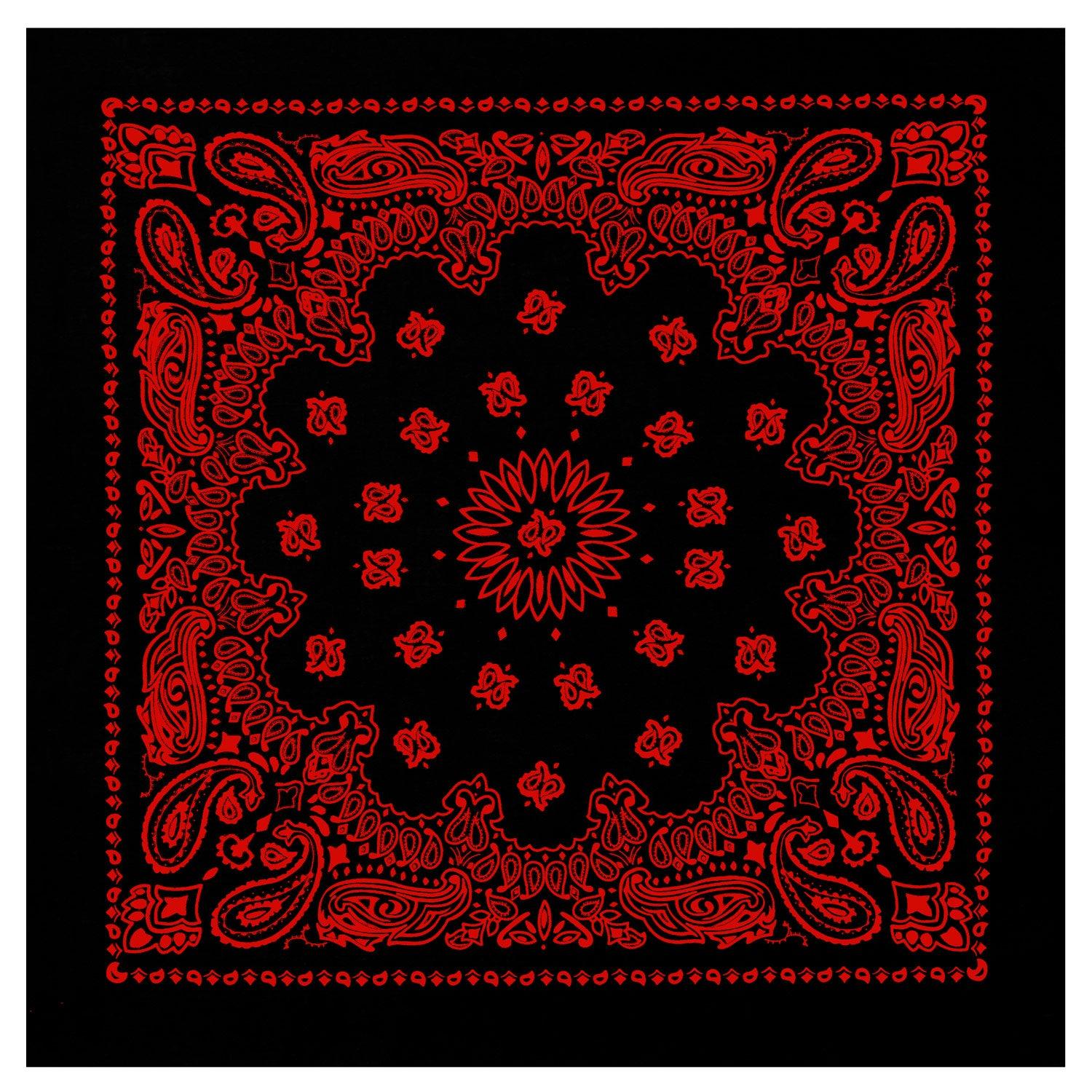 Trainmen Paisley Bandana - 22" X 22" - Tactical Choice Plus
