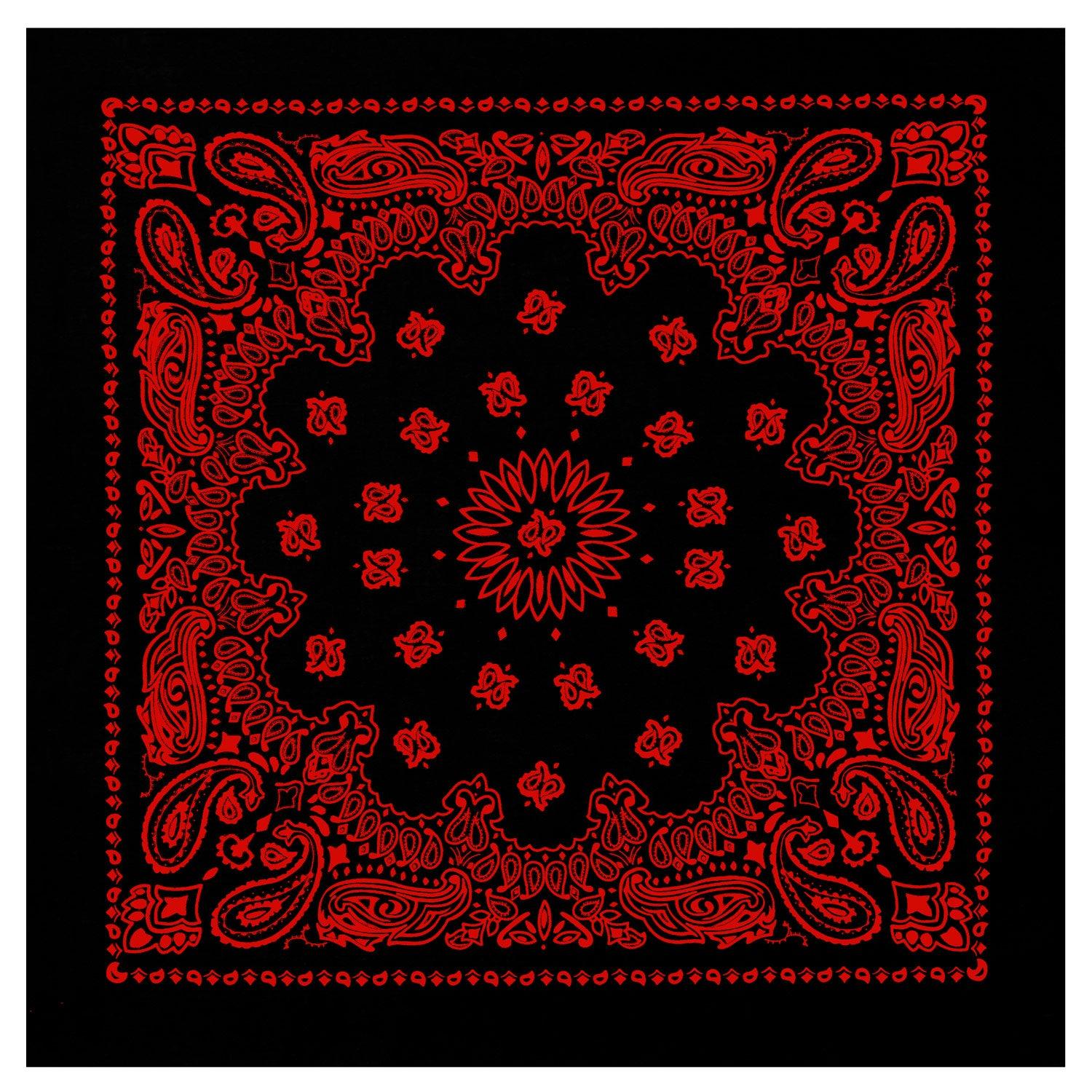 Rothco Trainmen Paisley Bandana - 22" X 22" - Tactical Choice Plus