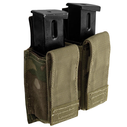 MOLLE Double Pistol Mag Pouch With Insert - Tactical Choice Plus