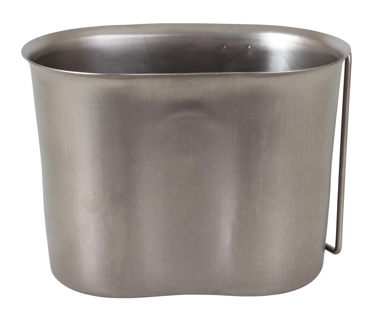 GI Style Stainless Steel Canteen Cup - Tactical Choice Plus