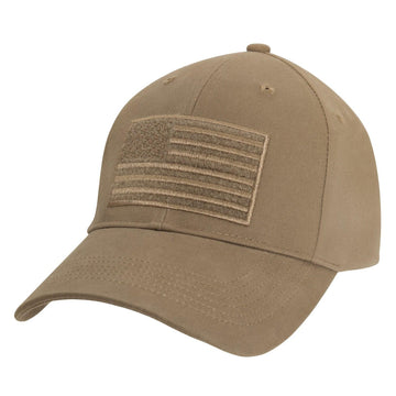 Hook & Loop U.S. Flag Low Profile Cap - Tactical Choice Plus