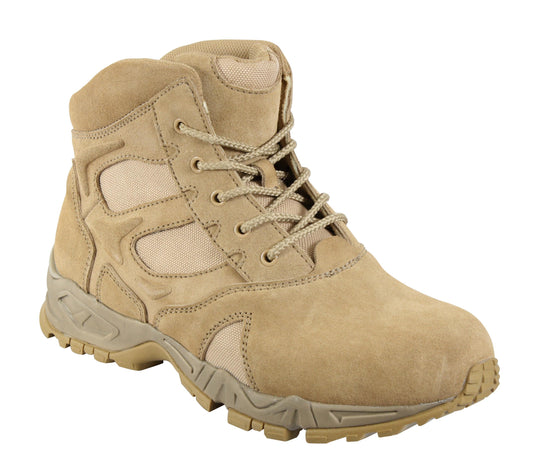 Rothco Forced Entry Desert Tan Deployment Boot - 6 Inch - Tactical Choice Plus