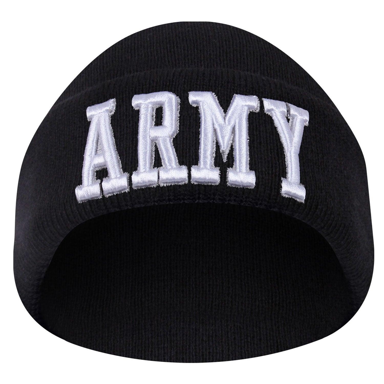 Deluxe Embroidered Watch Cap - Army - Tactical Choice Plus