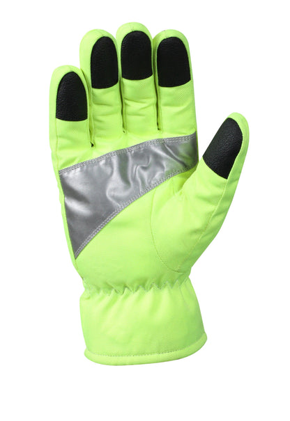 Safety Green Gloves With Reflective Tape - Tactical Choice Plus