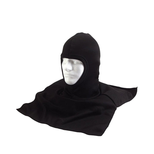  Black Polyester Balaclava With Dickie - Tactical Choice Plus