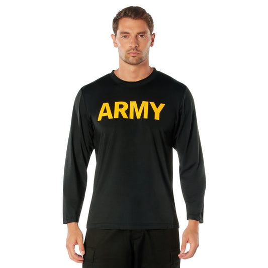 Rothco Long Sleeve Army PT Shirt - Tactical Choice Plus