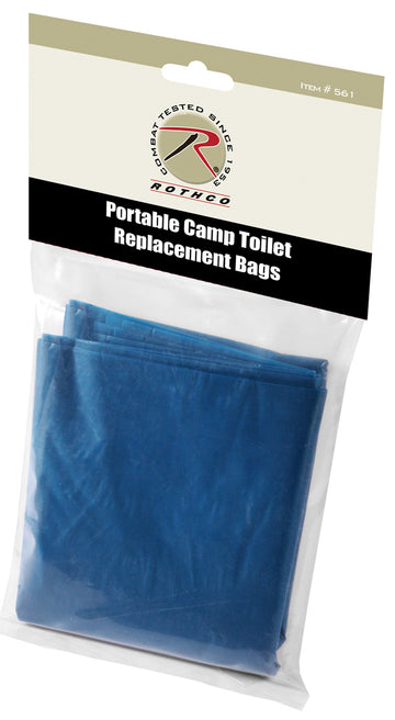 Portable Camp Toilet Replacement Bags - Tactical Choice Plus