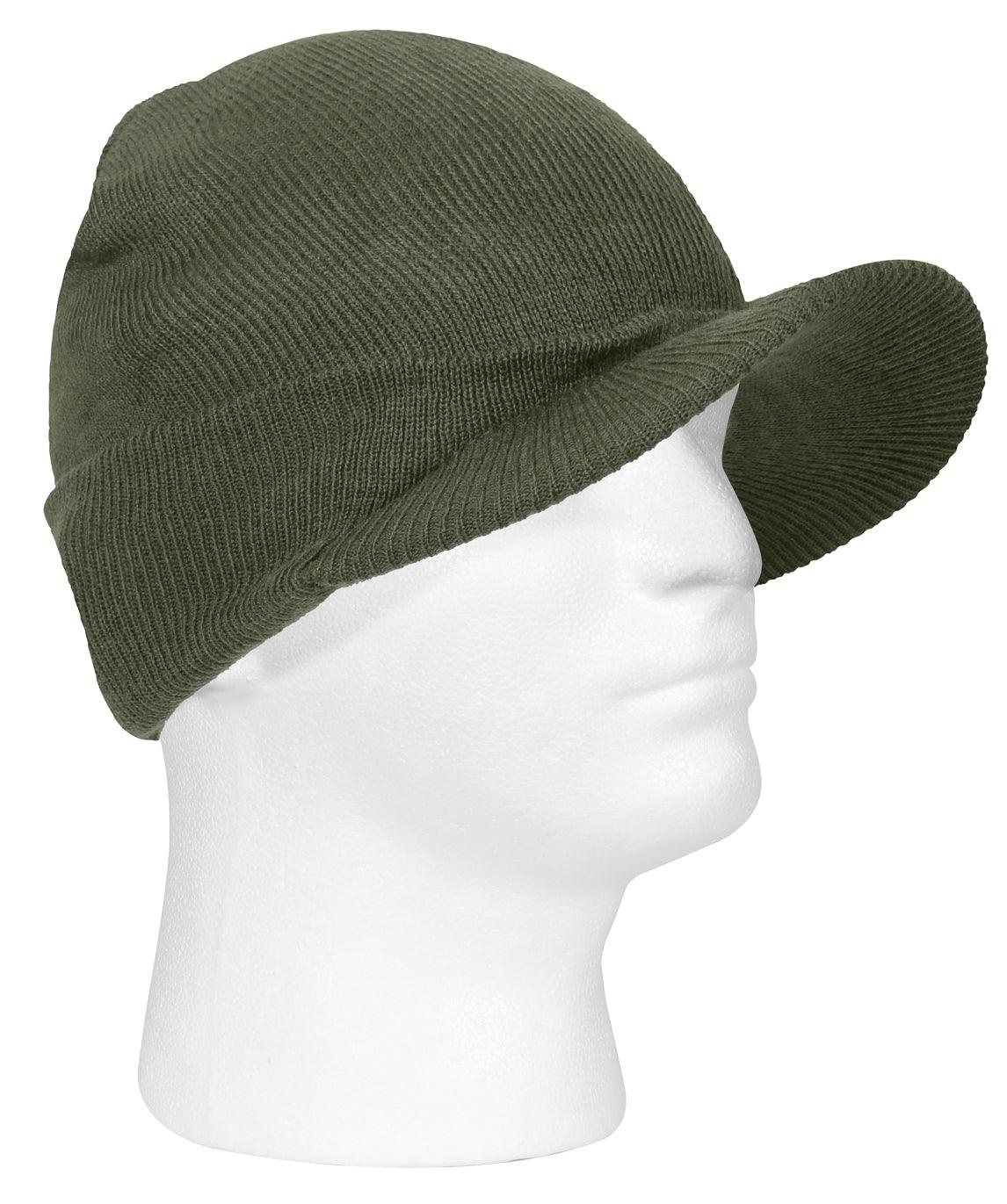 WWII M1941 Acrylic Knit Watch Cap with Brim - Tactical Choice Plus