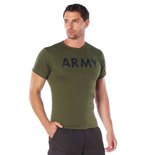 Rothco Olive Drab Military Physical Training T-Shirt - Tactical Choice Plus